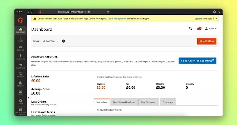 Magento 2 Currency Rates Extension Demo